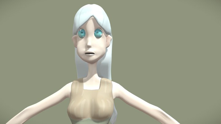 VillageGirl_ElizaBeth 3D Model