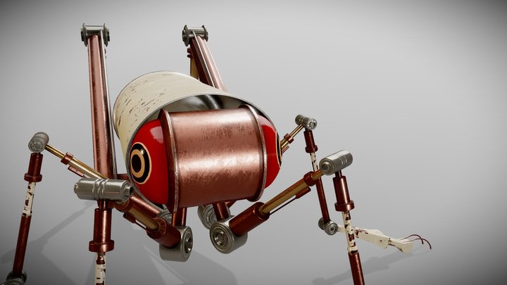 Mechanical Insect 3D Model