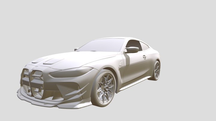 BMW M4 G82 Competition 3D Model