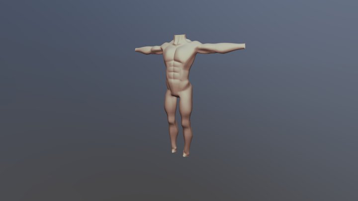 cuerpo serrano 3D Model
