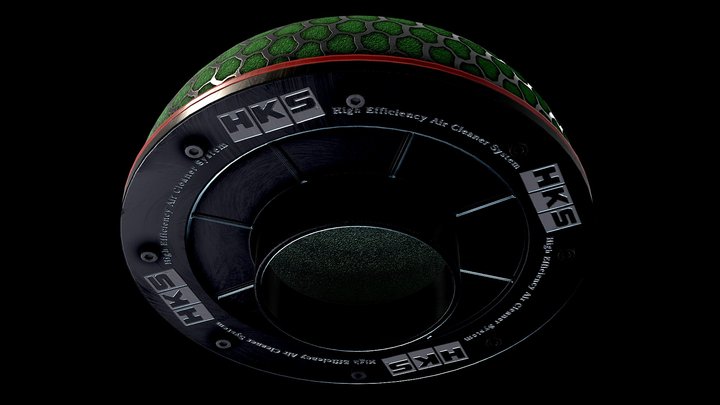 HKS Mushroom Filter V2! 3D Model