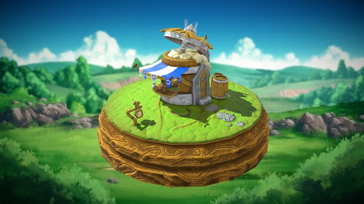 Stylized Brewery 3D Model