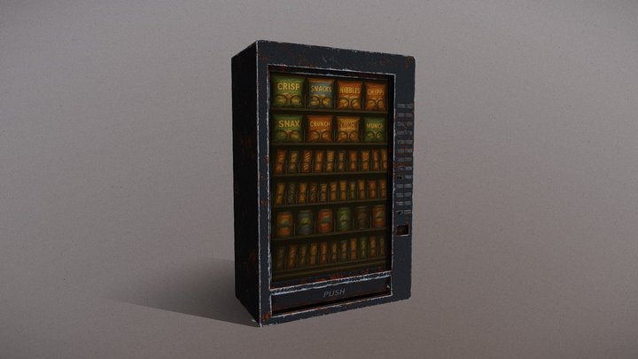 Old Vending Machine – Free 3D Model STL