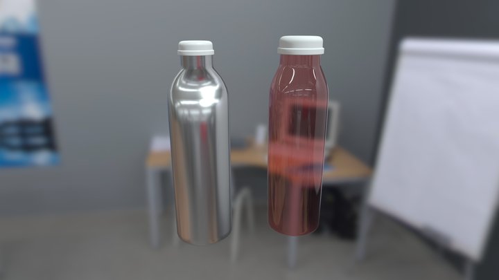 butelki 2 3D Model