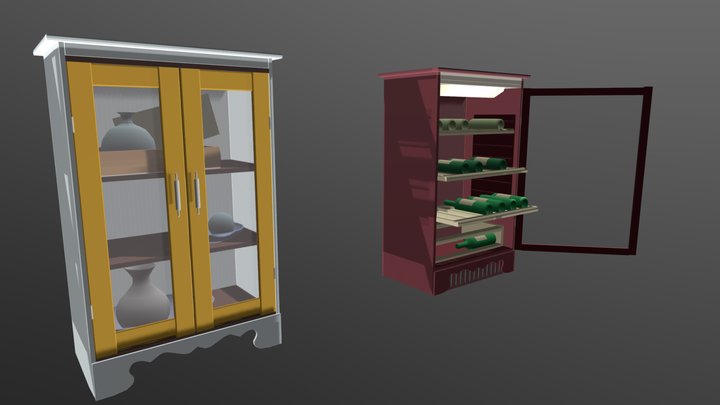 04 Cupboard Part1 3D Model