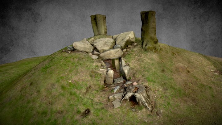 Passage tomb - Hallebrøndshøj – Gratis 3D-model STL