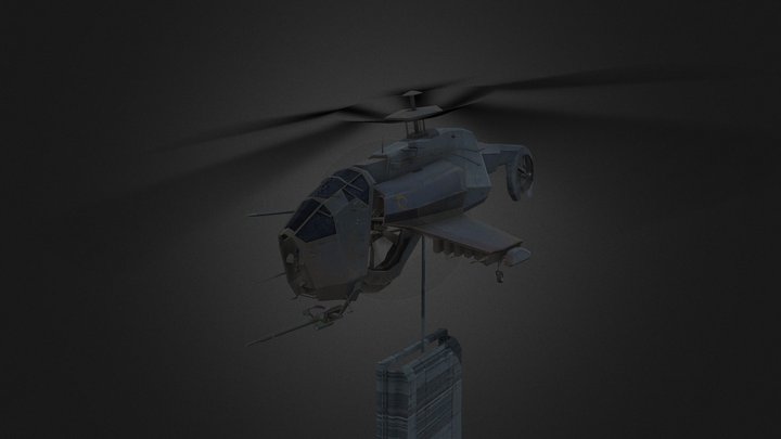 COMBINE HUNTER CHOPPER – Modello 3D gratuito STL