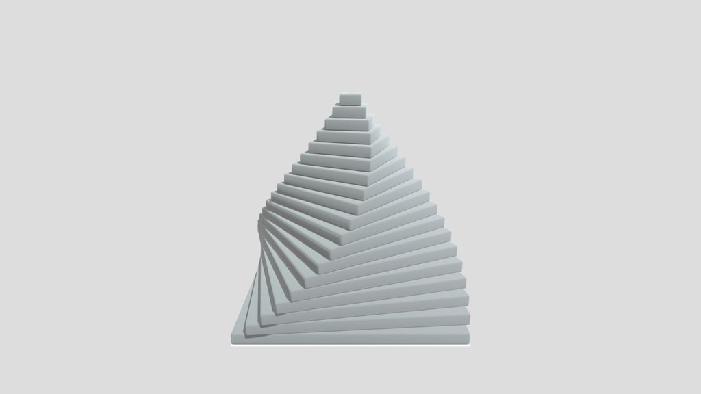 Twisted Glass Pyramid