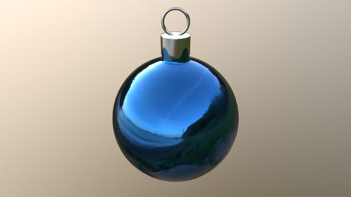 Christmas Ball Ornament 3D Model
