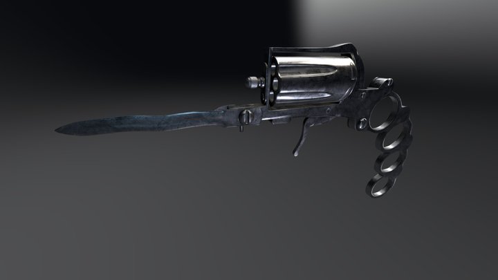 Apache Revolver 3D Model