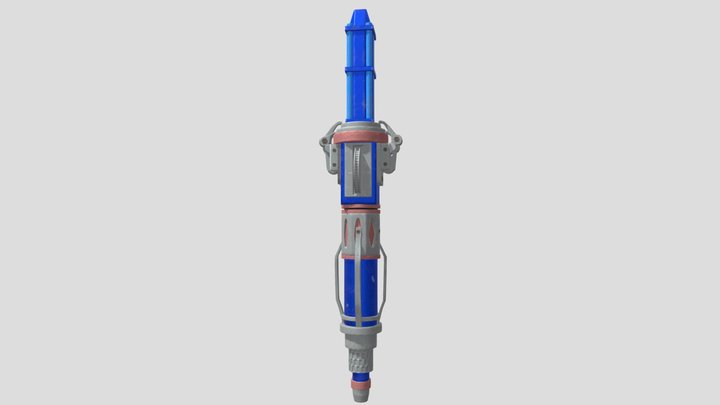 12th Doctor Sonic Screwdriver 3D Model