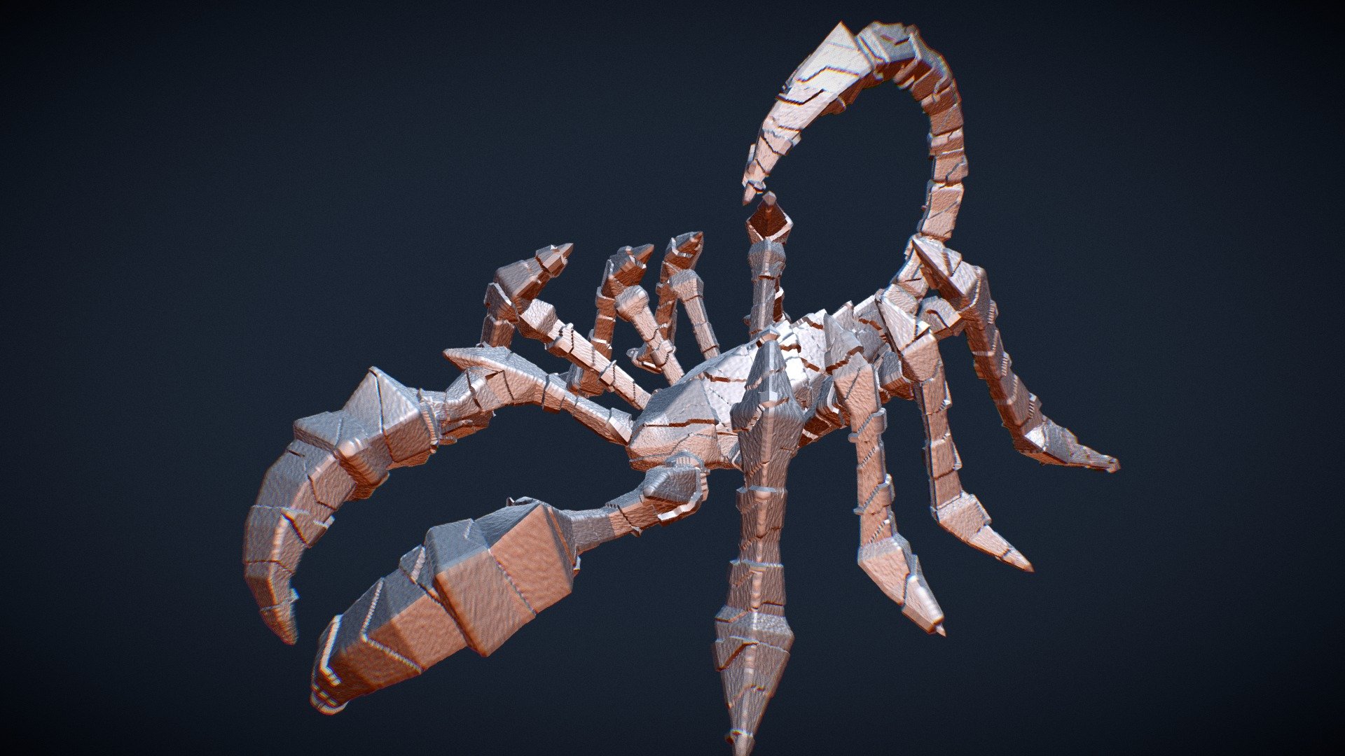 Scorpion - 3D model by djkorg [e7f559a] - Sketchfab