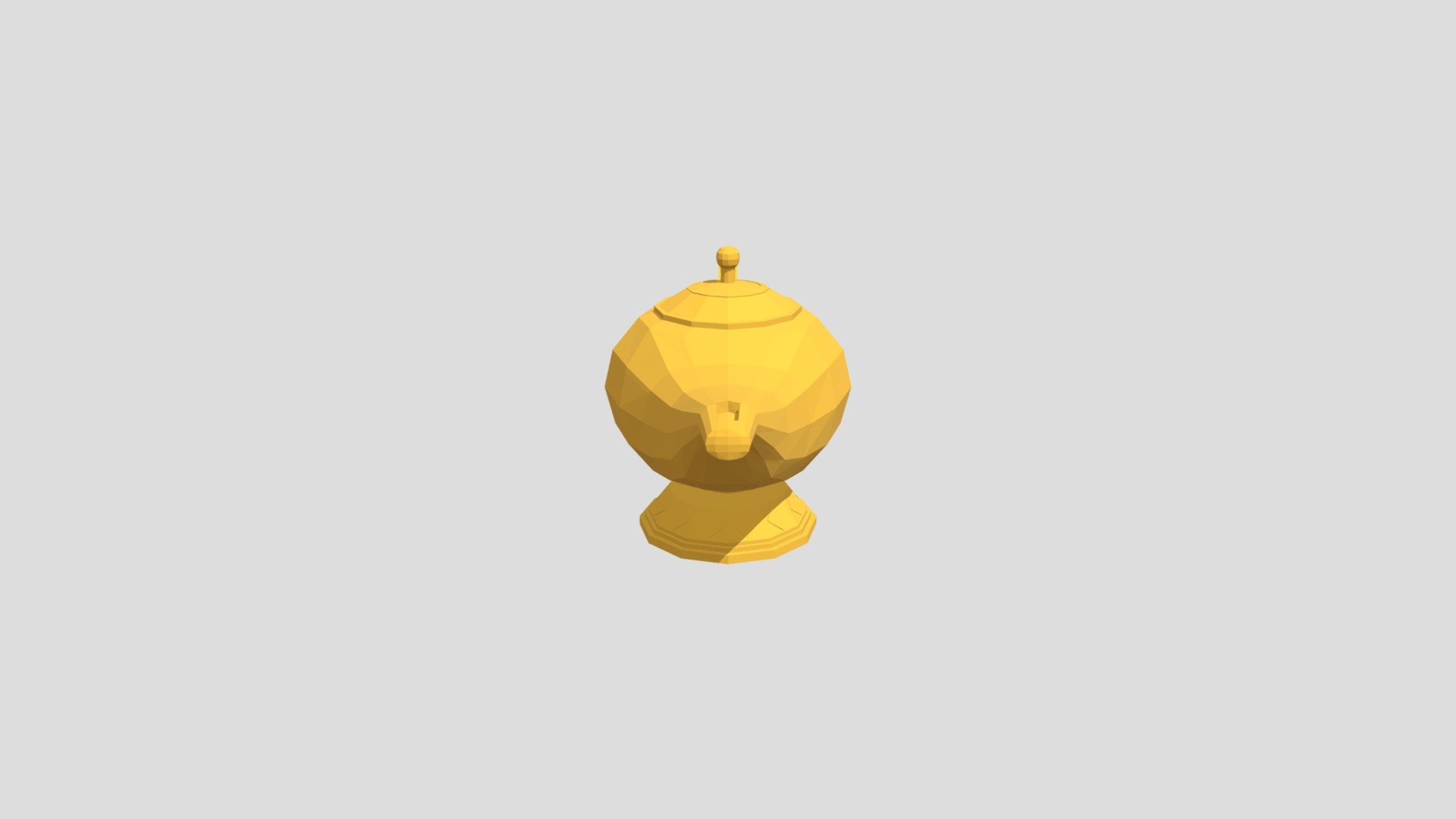 Genie's lamp from Poly by Google