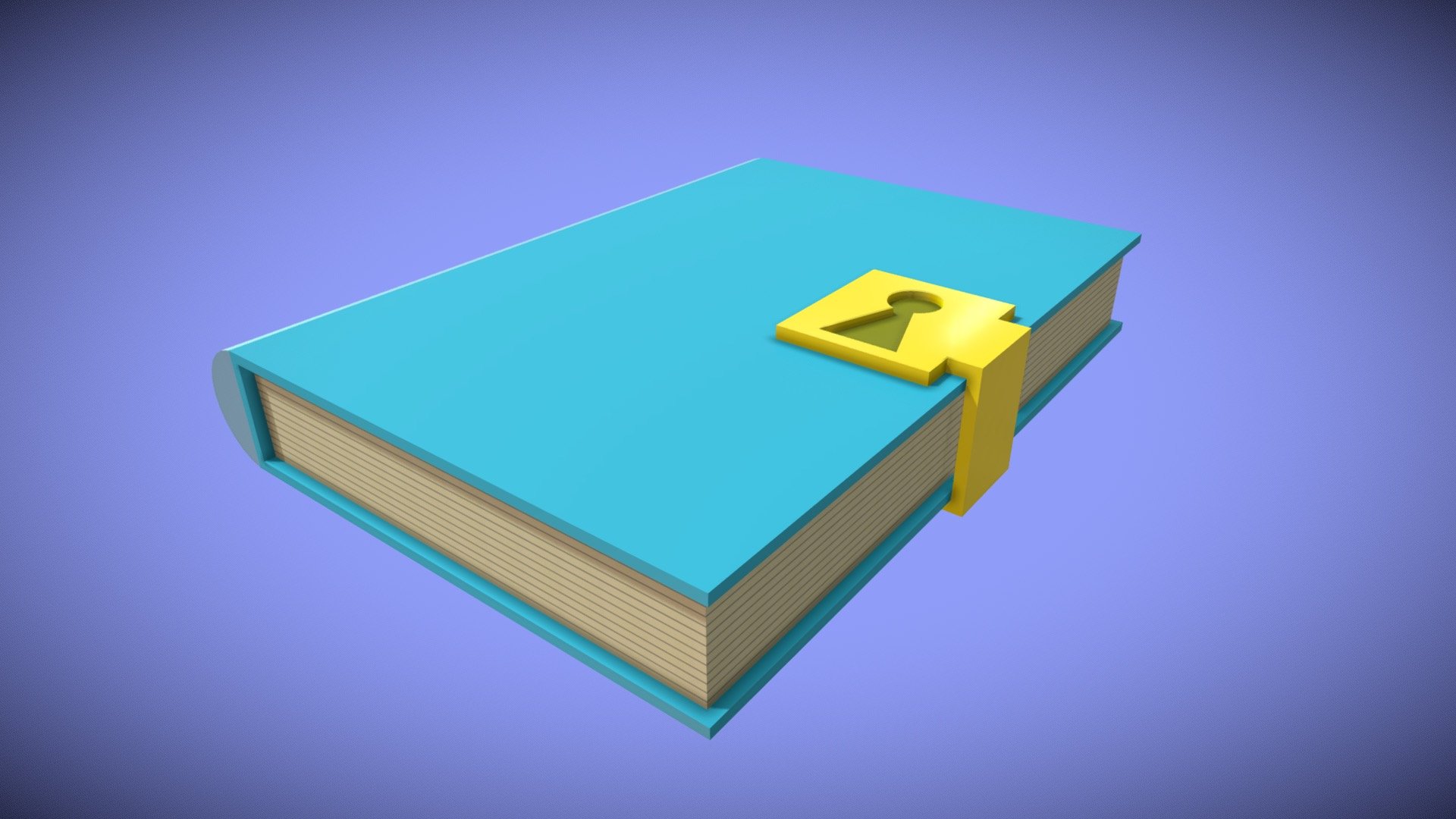 Low Poly Book - Download Free 3D model by Designed By Jonathan ...