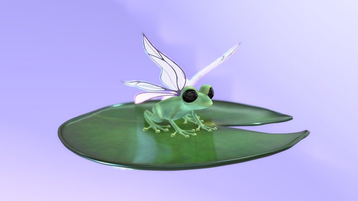 Fairy Frog 3D Model