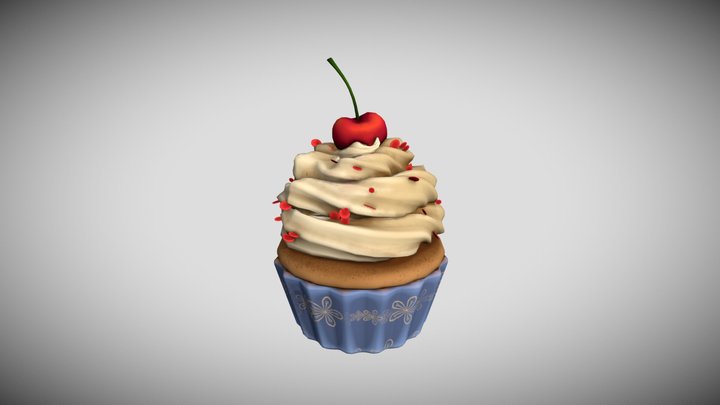 Alford_Cupcake 3D Model