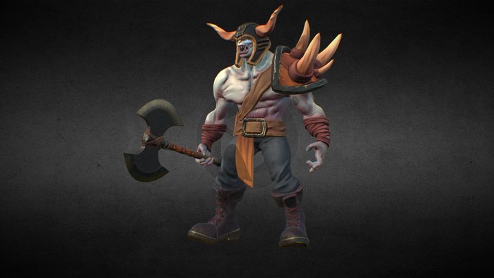 Undead Berserk 3D Model