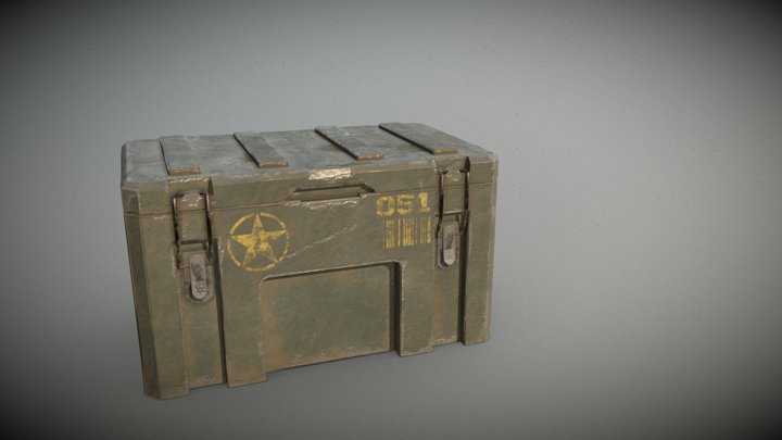Ammo Box - Game Asset 3D Model