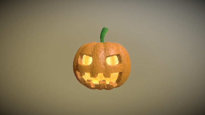 Halloween Pumpkin 3D Model