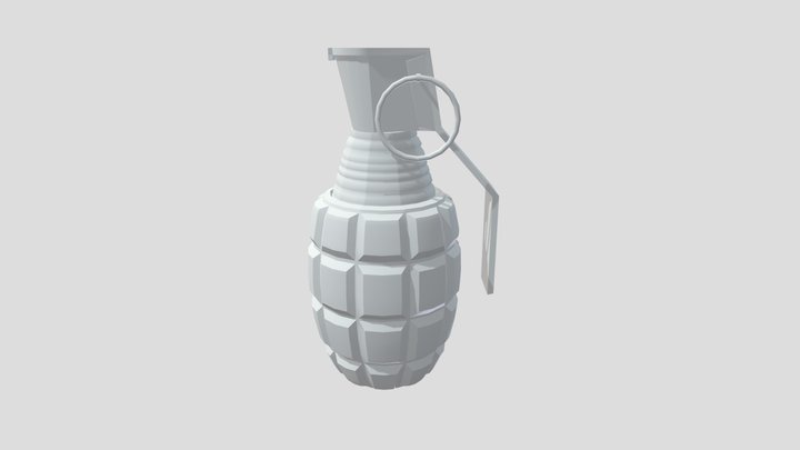 F1 Grenade WIP(High-Res Stage) 3D Model