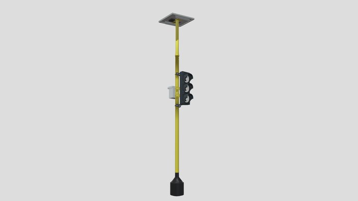 Traffic Light (No Overhang) 3D Model