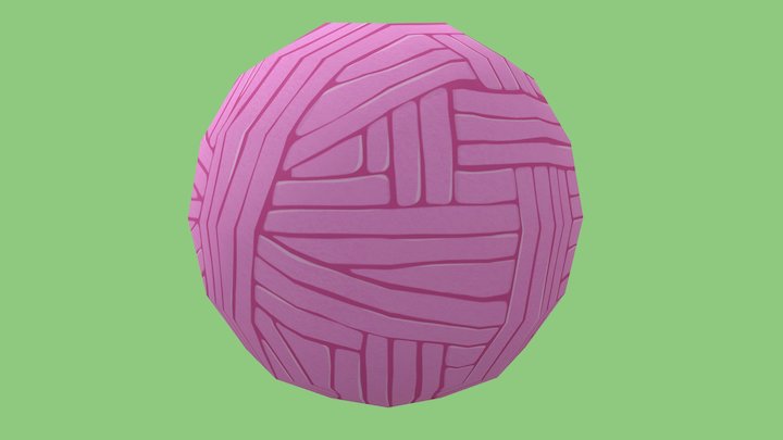 Rubber Band Ball 3D Model