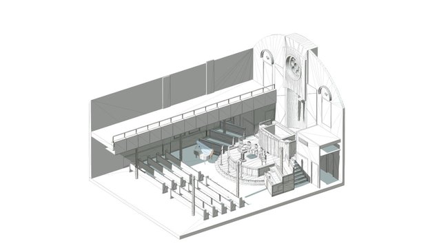 New Bethel Way Of The Cross Church - Sketch Fab 3D Model