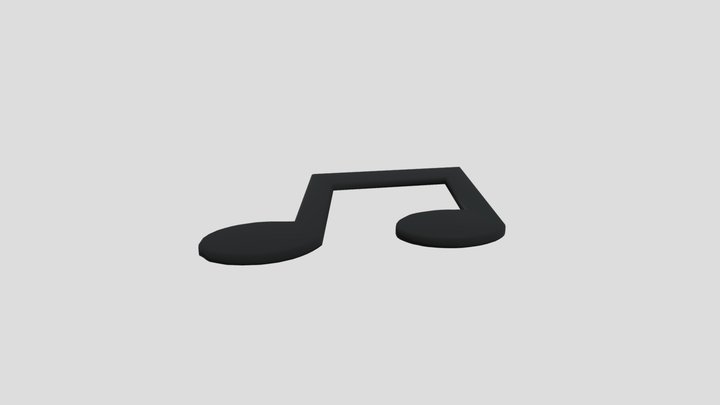 Nota musical - Tipo 1 – Free 3D Model STL