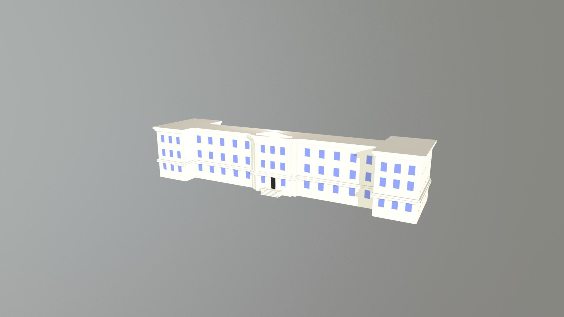 Nelson Hall - ACU - 3D model by Hayley Hand (@MelloMallow) [e7feba6 ...