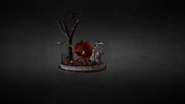 Evil Pumpkin - Mctech Goiânia Contest 2016 3D Model