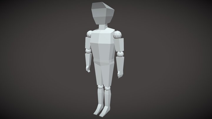 Rigging_Man 3D Model