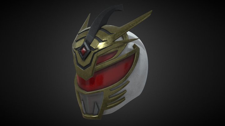 Lord Drakkon Helmet - Power Rangers 3D Model