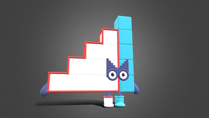 Numberblocks 15 3D Model