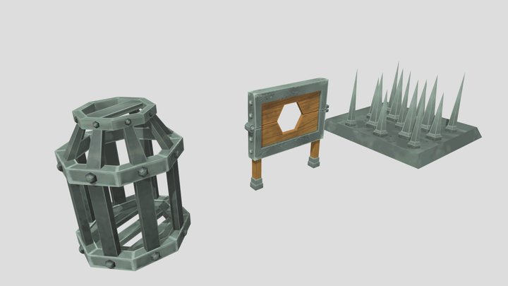 Armadilha 3D Model