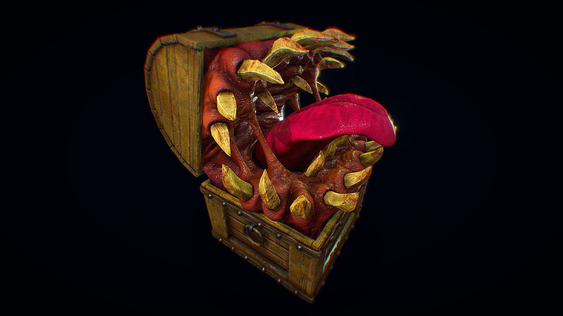 Mimic Chest 3D Model By CGnewbie E80a823 Sketchfab   53571126b3b343158b0d89b94ef62d6d 