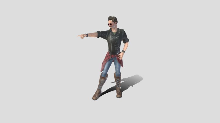 B2C3_Durand_Jules_CharaAdvArt_StyledPose 3D Model