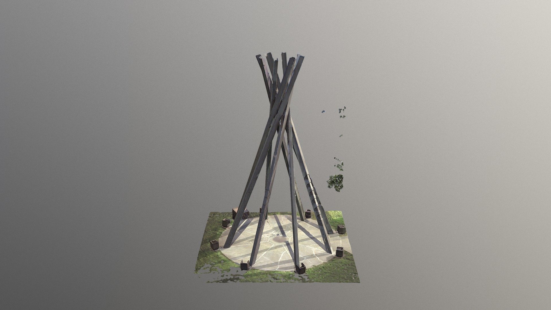 Whitwam Tipi at I-29 rest area, Vermillion, SD