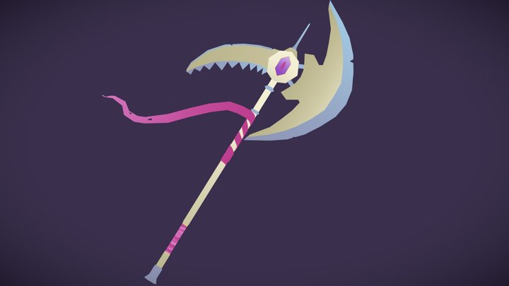 Kingslayer Greataxe Toon Model 3D Model