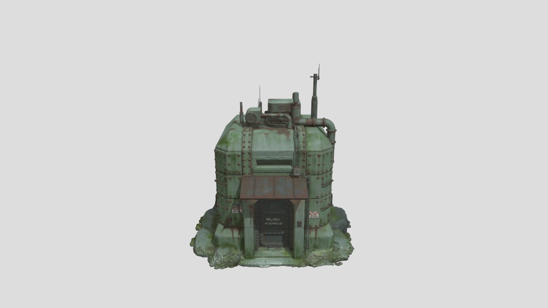 bunker - 3D model by JSJ0 [e80c6fb] - Sketchfab