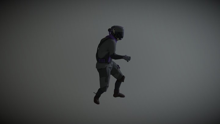 Player Character B - from © Bloody Burrows 3D Model