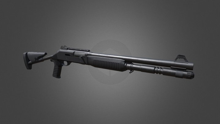 Benelli m4 3D Model