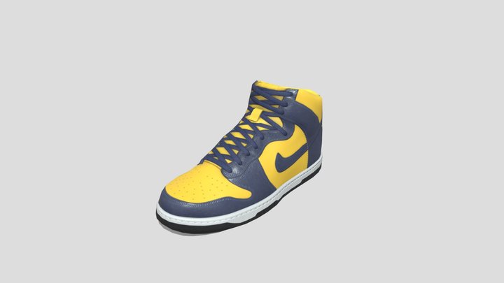 Low Poly Sneaker 2 3D Model