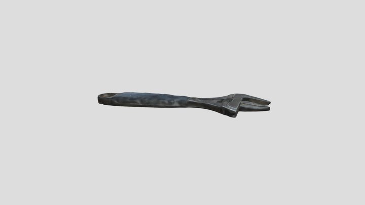 Bahco adjustable spanner 9031 3D Model