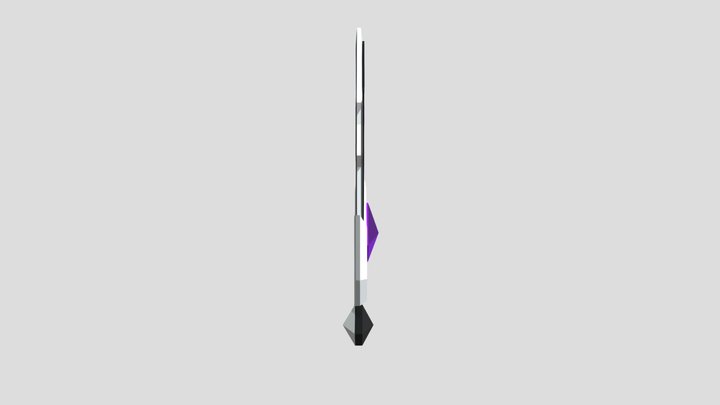 Dark Cacao Sword (No Outlines) 3D Model