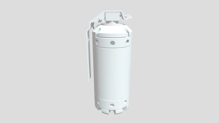 Simple Grenade01 3D Model