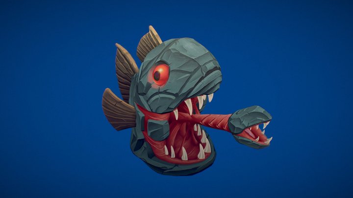Armored anglerfish – Kostenloses 3D-Modell STL