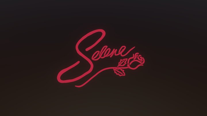 Selena Signature 3D Model