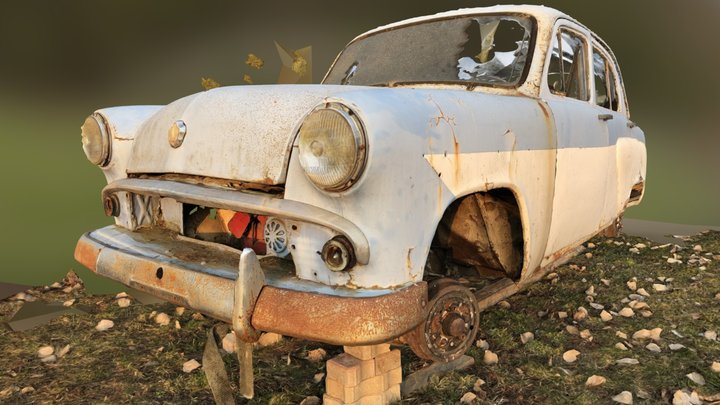 Moskvich 407 3D Model