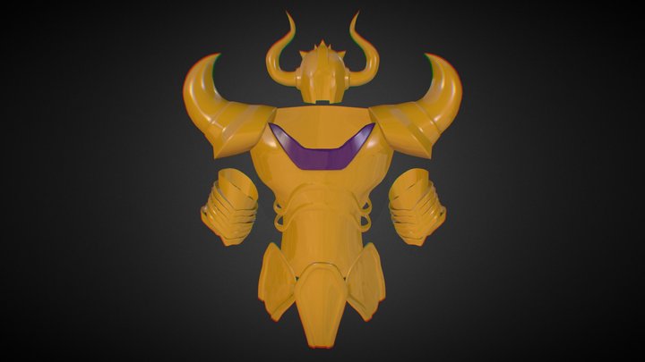 saint seiya bull armor 3D Model