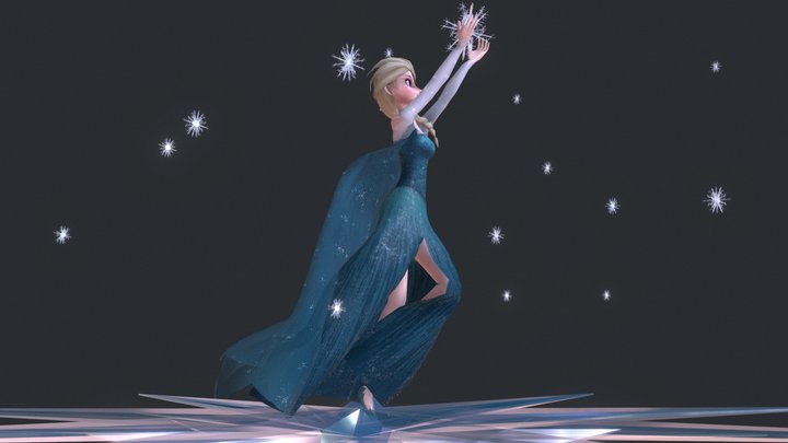 Elsa | Disney Frozen 3D Model